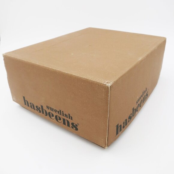 RARE Swedish Hasbeens Mimmi Heeled Slingback Sandal White EU 40/9 M - Picture 16 of 16